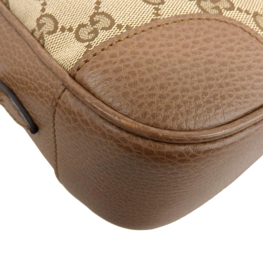 GGキャンバス グッチ GUCCI ショルダーバック GGキャンバス×レザー