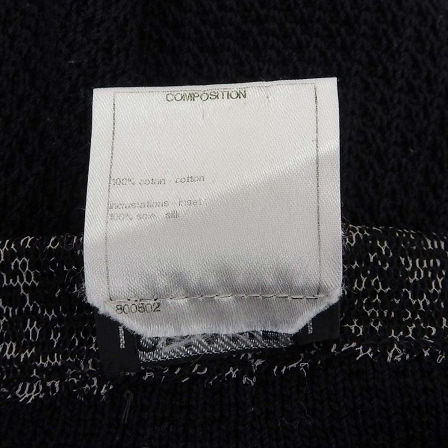 CHANEL（シャネル） ニットワンピース 半袖 コットン ブラック 38