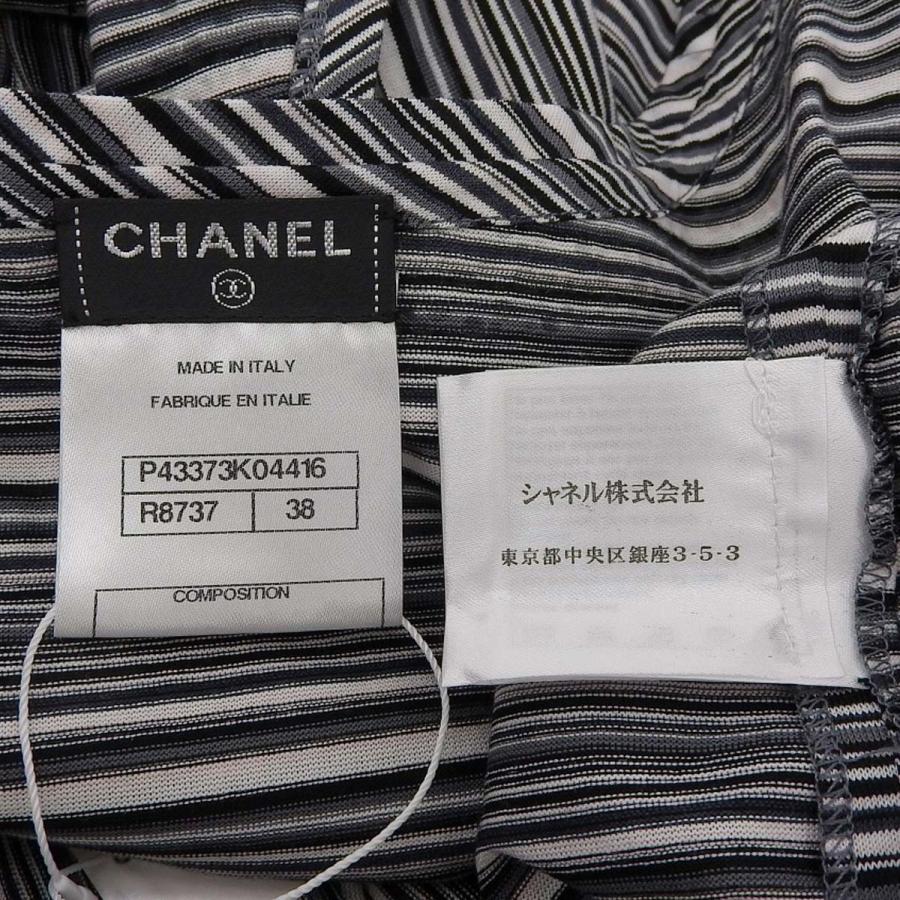 CHANEL（シャネル） ボーダー 半袖 ココマーク カットソー ビジュー 