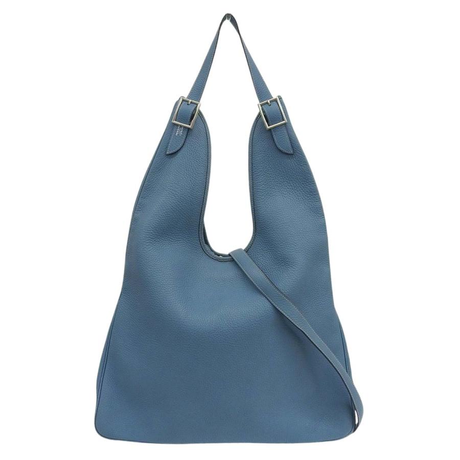 エルメス　マサイ HERMES（エルメス） マサイ ショルダーバッグ トリヨンレザー ブルー