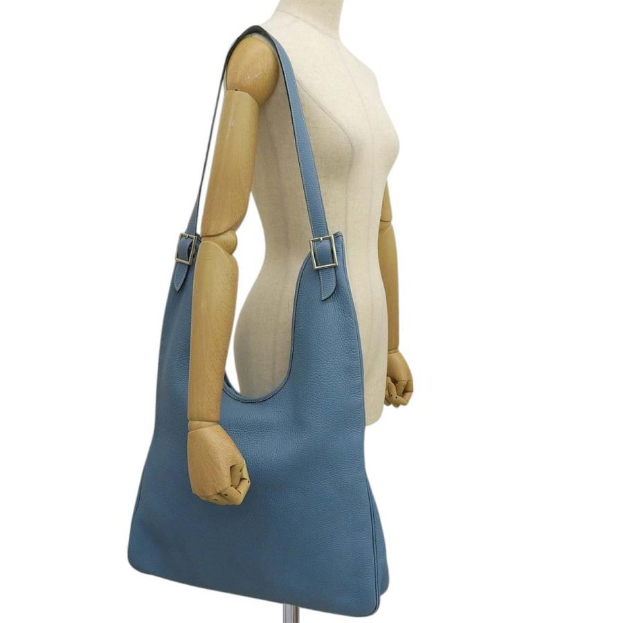 HERMES（エルメス） マサイ ショルダーバッグ トリヨンレザー ブルー