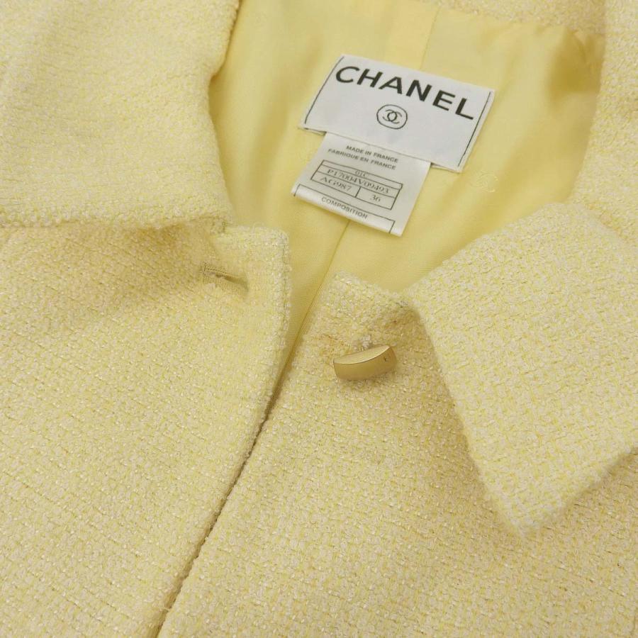 CHANEL（シャネル） ツイード ジャケット コート スクエアボタン