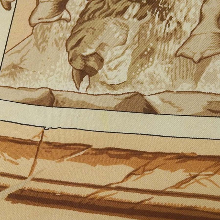 HERMES エルメス カレ90 LA FONTAINE DE BARTHOLDI バルトルディの泉  