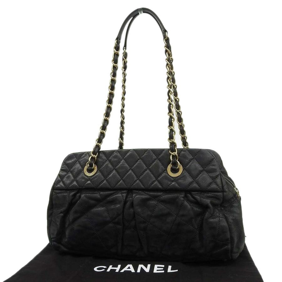 マトラッセ シャネル CHANEL ココマーク チェーンショルダー レザー