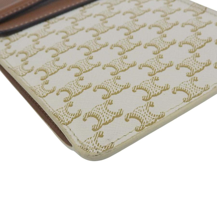 TRIOMPHE セリーヌ CELINE トリオンフ フラップ付モバイルポーチ 斜め