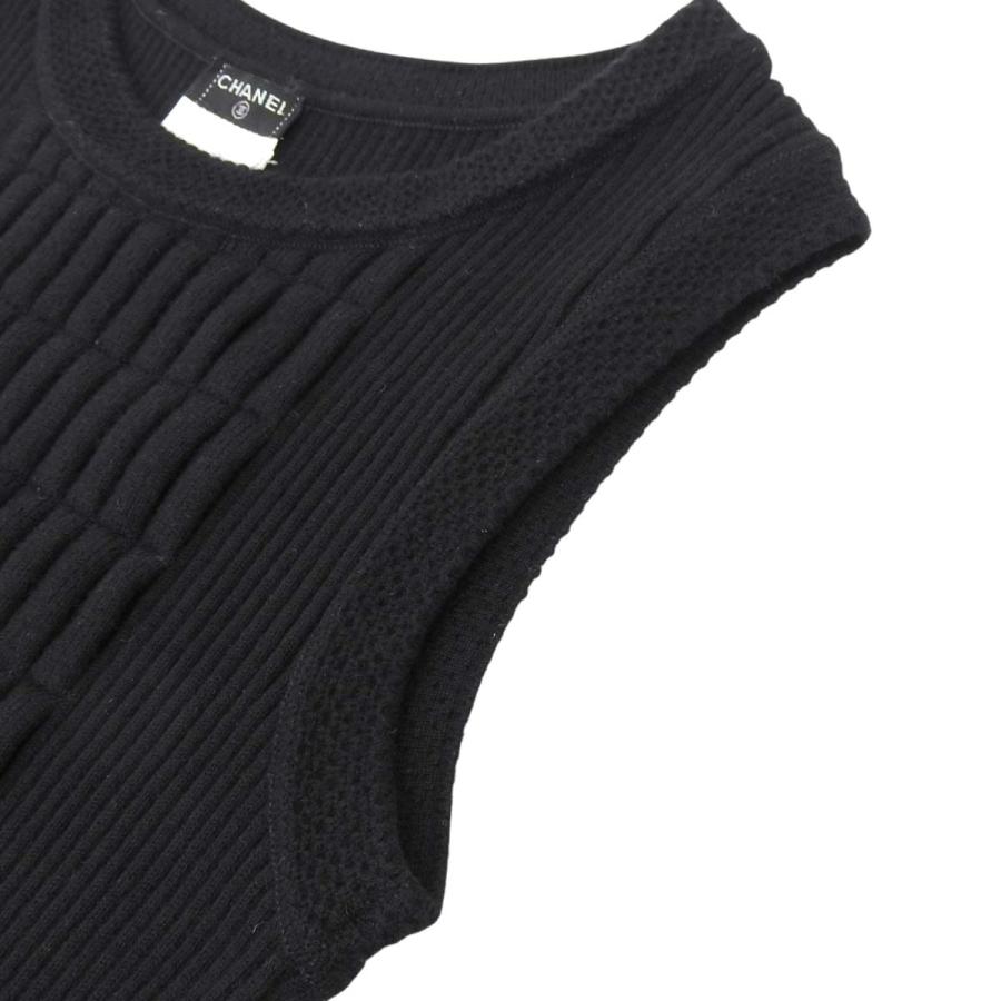 CHANEL（シャネル） ニット ココマーク ノースリーブ ワンピース