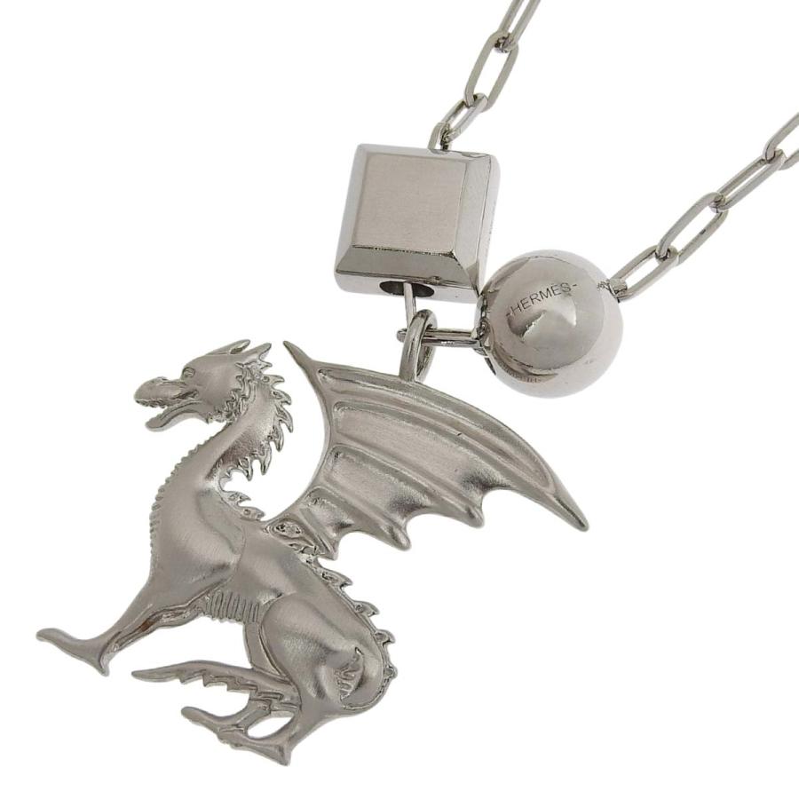 HERMES（エルメス） タリスマン ドラゴンモチーフ ロングネックレス