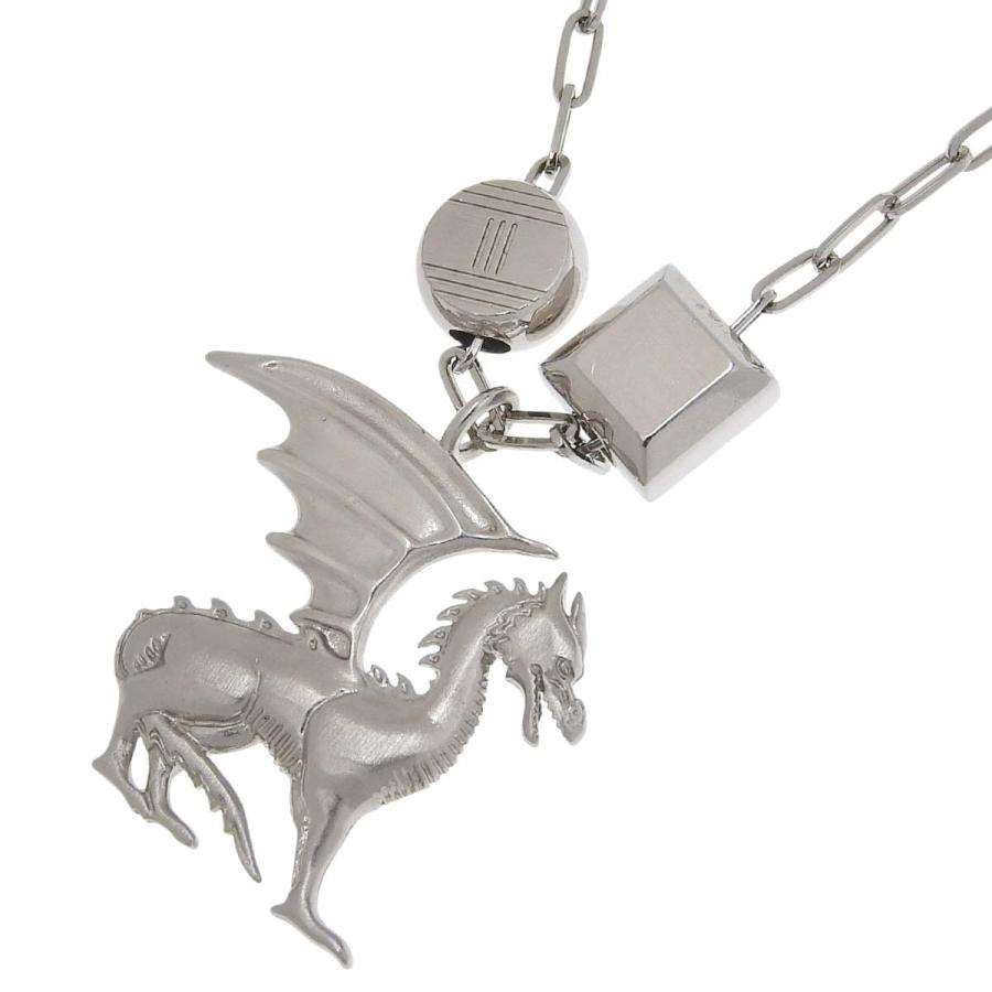 HERMES（エルメス） タリスマン ドラゴンモチーフ ロングネックレス