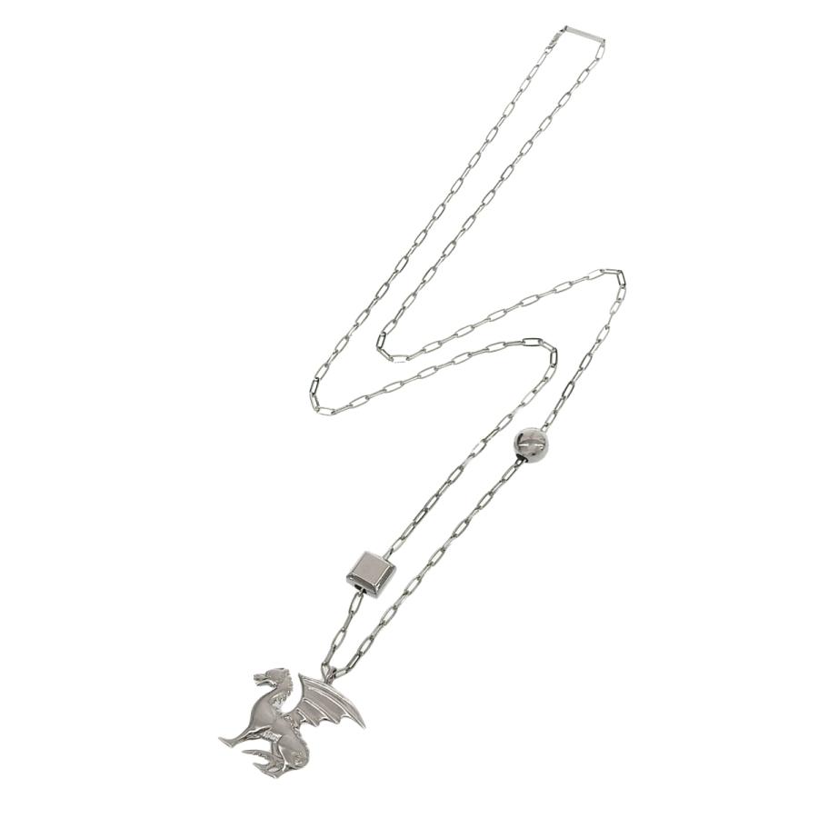 HERMES（エルメス） タリスマン ドラゴンモチーフ ロングネックレス