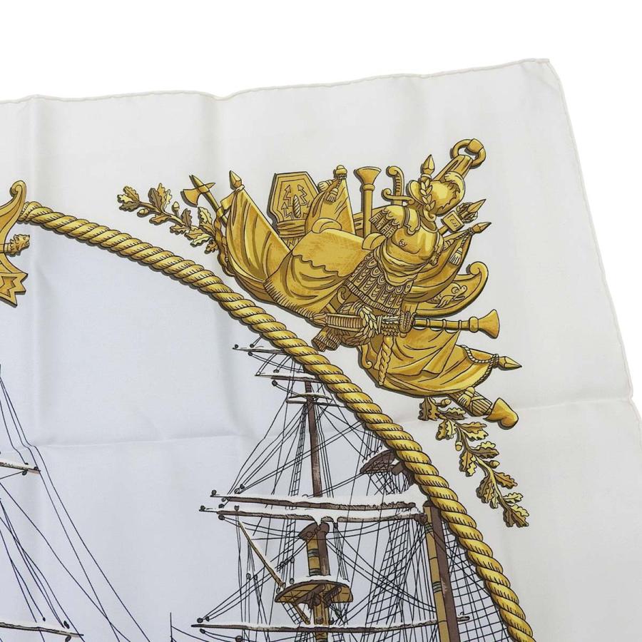 HERMES（エルメス） カレ90 MARINE ET CAVALERIE 海と騎兵隊 スカーフ