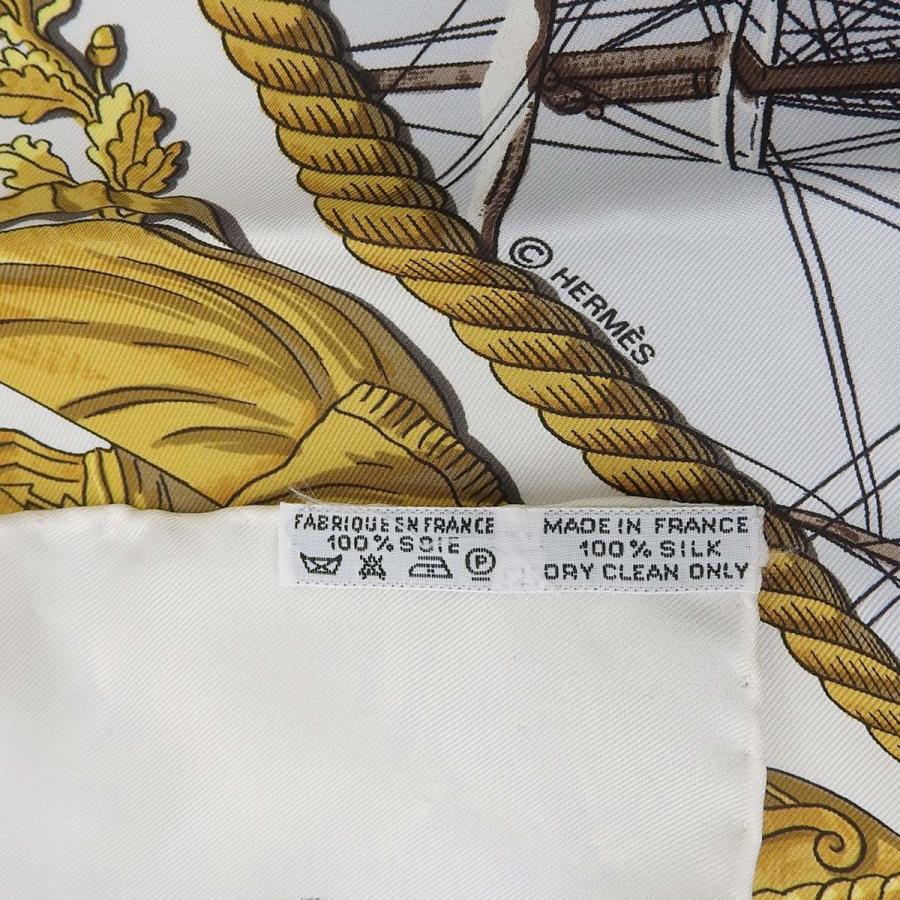 HERMES（エルメス） カレ90 MARINE ET CAVALERIE 海と騎兵隊 スカーフ