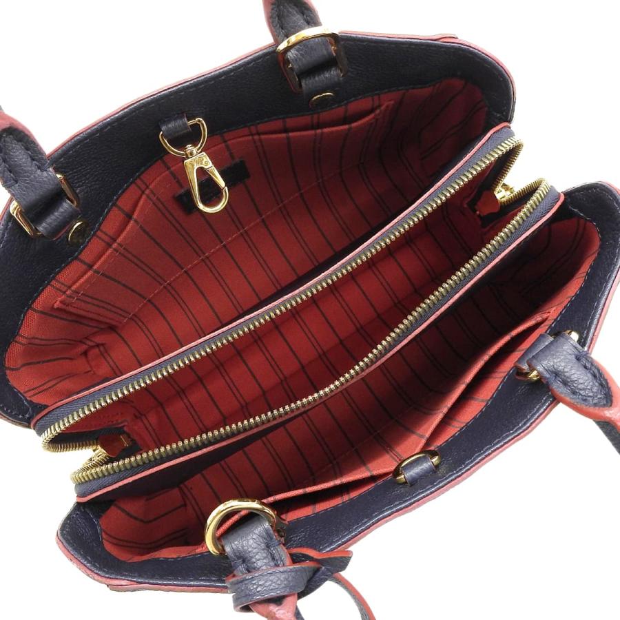 （美品）ルイヴィトン LOUIS VUITTON アンプラント モンティーニュBB 2way M42747 モノグラムアンプラント 紺 × 赤 8217 モンテーニュ ルイヴィトン LOUIS VUITTON モノグラム アンプラント