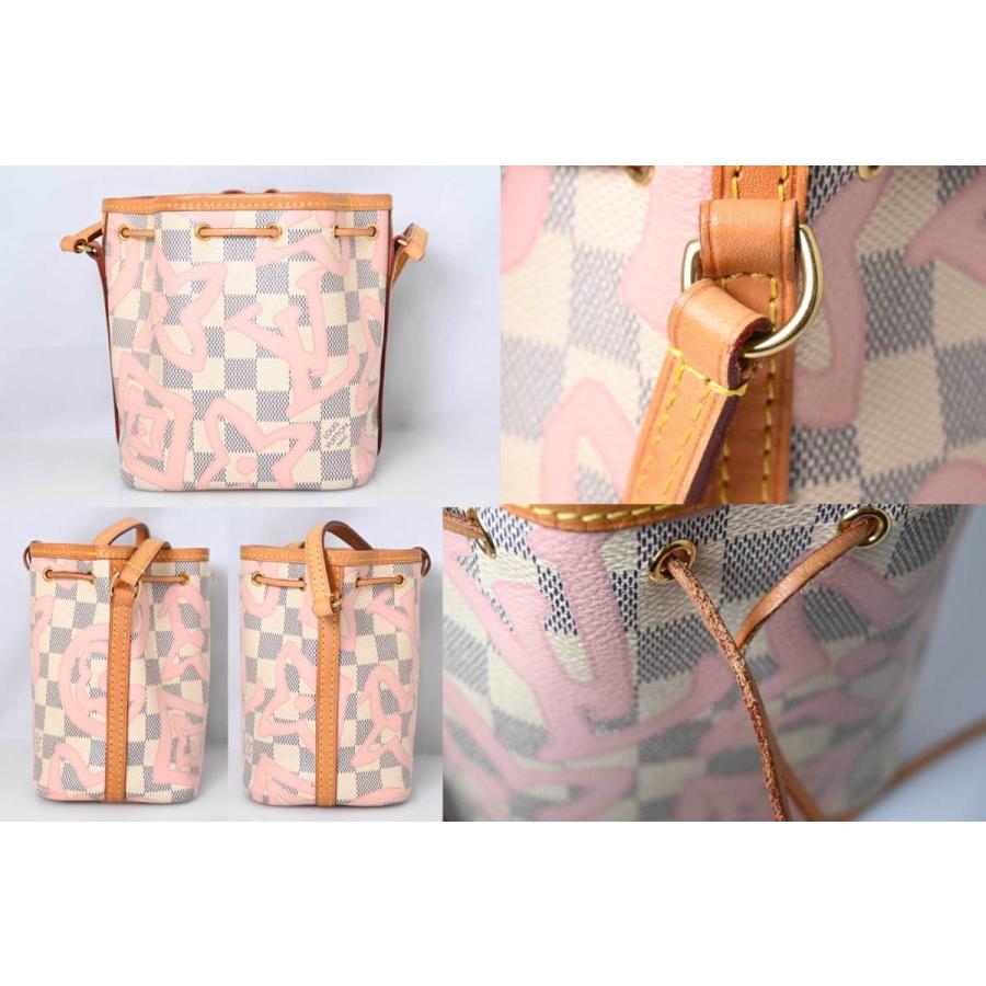 7338☆ルイヴィトン Louis vuitton ナノノエ タヒチ ダミエアズール 