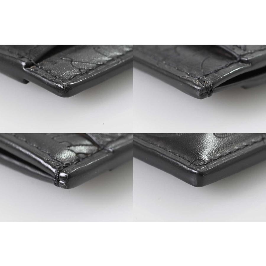 かける ✨極美品✨ベルルッティ　カリグラフィ　スクリットレザー　カード ベルルッティ Berluti カリグラフィカードケース ブラック
