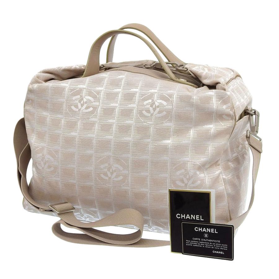シャネル CHANEL ニュートラベルライン ボストンバッグ 2WAYバッグ 