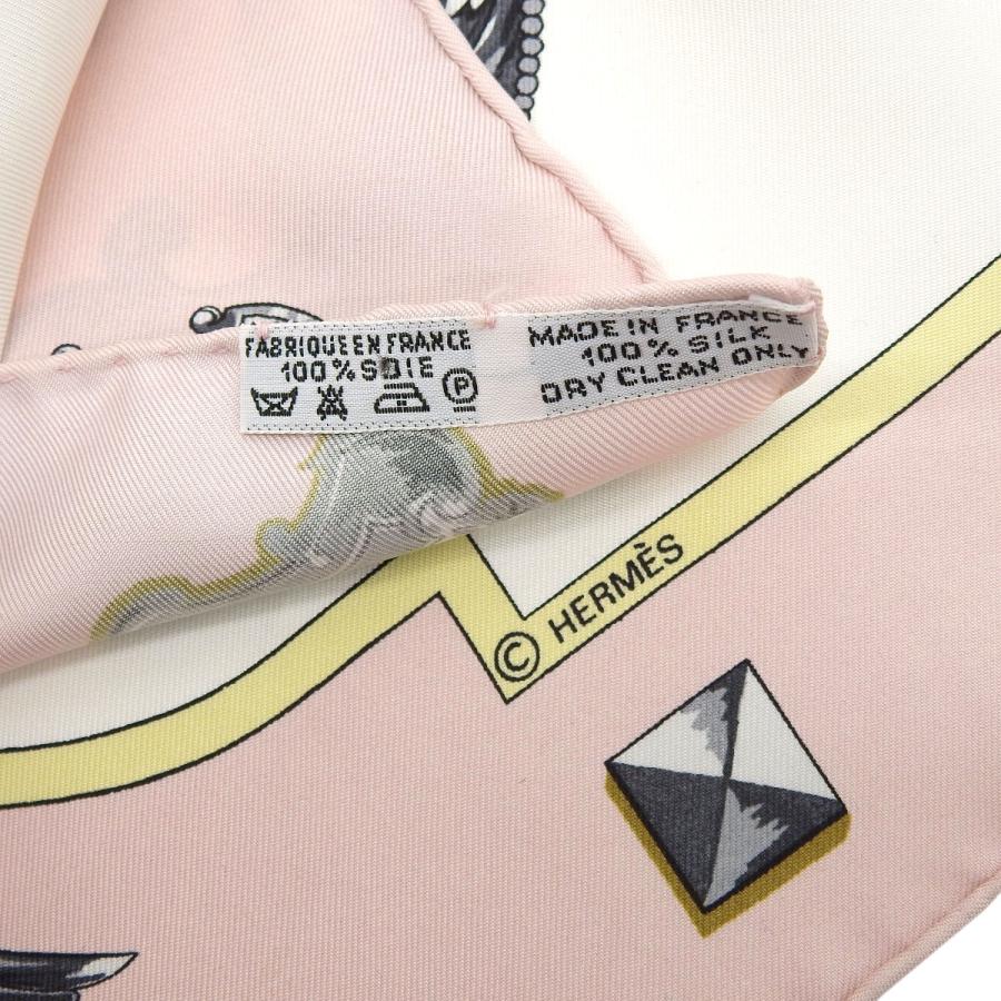 エルメス HERMES カレ90 LES CLES 鍵 スカーフ シルク ピンク エルメス HERMES カレ90 LES CLES 鍵 スカーフ シルク ピンク