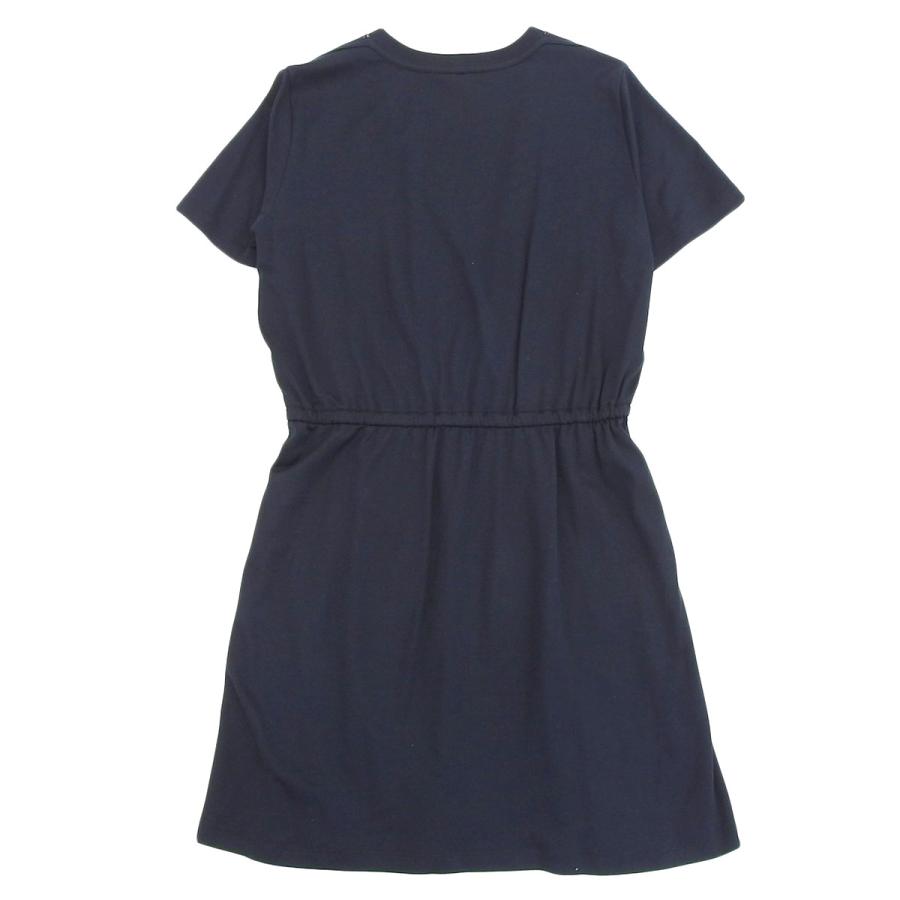 秋冬ワンピ ルイヴィトン ネイビー 半袖 ひざ丈ワンピース 38