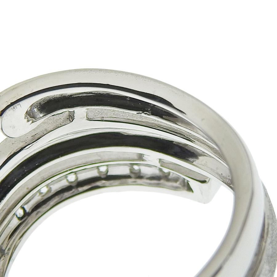 田村俊一 タムラシュンイチ K18WG ダイヤモンド 0.12ct リング 指輪