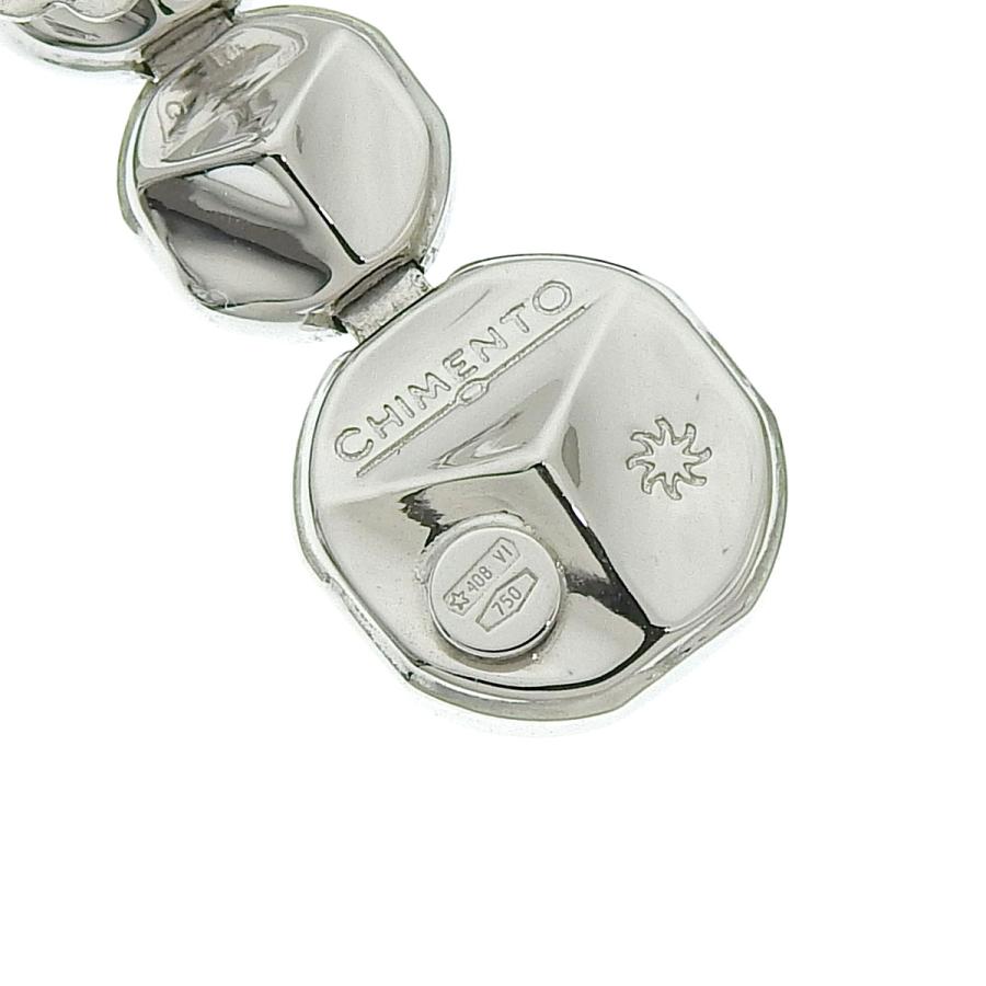 キメント CHIMENTO 750 K18WG ホワイトゴールド ピアス 8459