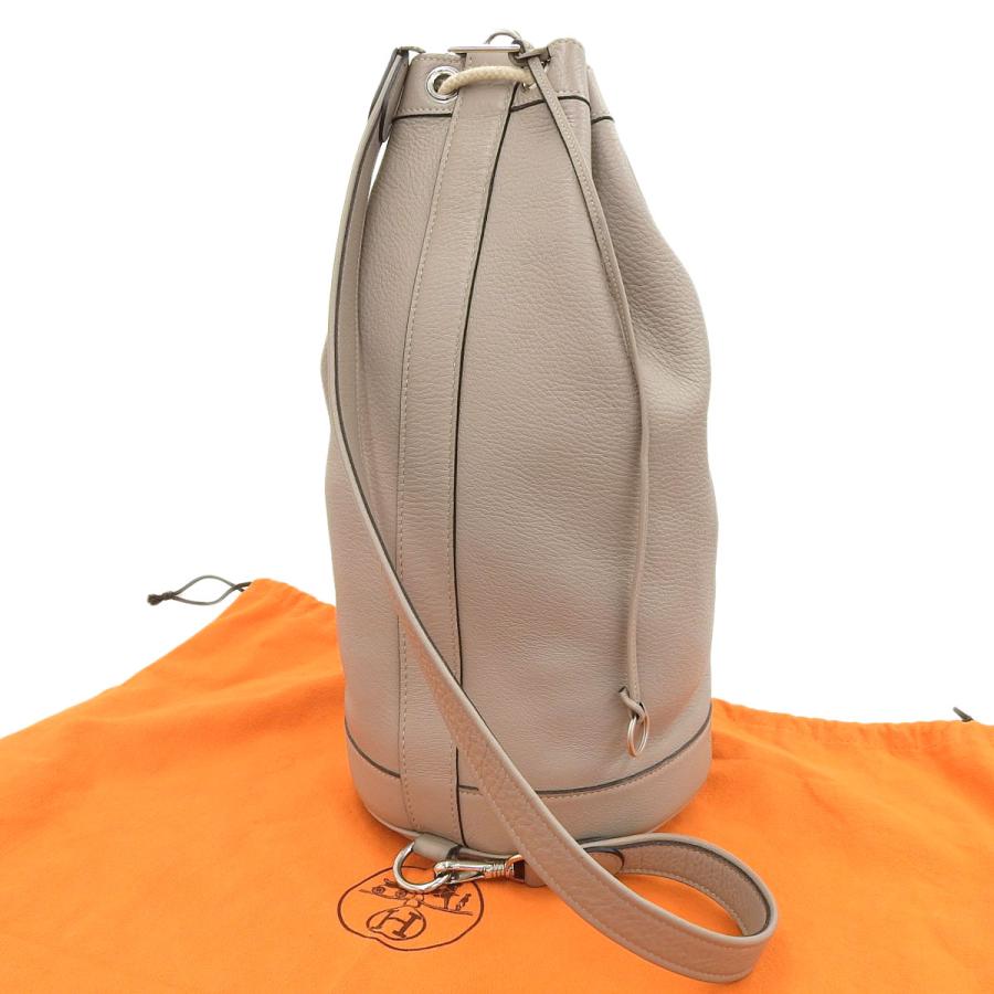 エルメス HERMES ランチ ワンショルダーバッグ トリヨンクレマンス トゥルティールグレー 男女兼用 ユニセックス メンズ レディース O