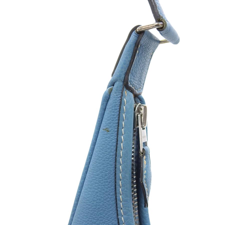 エルメス HERMES ガオ カバン ショルダーバッグ 肩掛け ショルダーバッグ トゴ F□刻 ブルージーン ブルー エルメス HERMES ガオ ワンショルダーバッグ トゴ ブルージーン