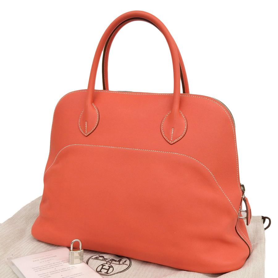 HERMES エルメスボリードリラックスヴォーシッキム/□Pローズジャイプール エルメス HERMES ボリードリラックス ハンドバッグ ヴォーシッキム