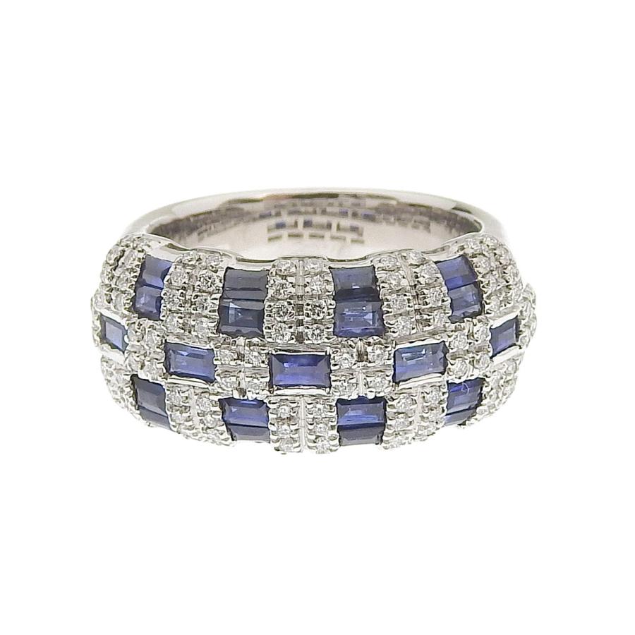 ダミアーニ DAMIANI リング 指輪 K18WG 750WG サファイア ダイヤモンド