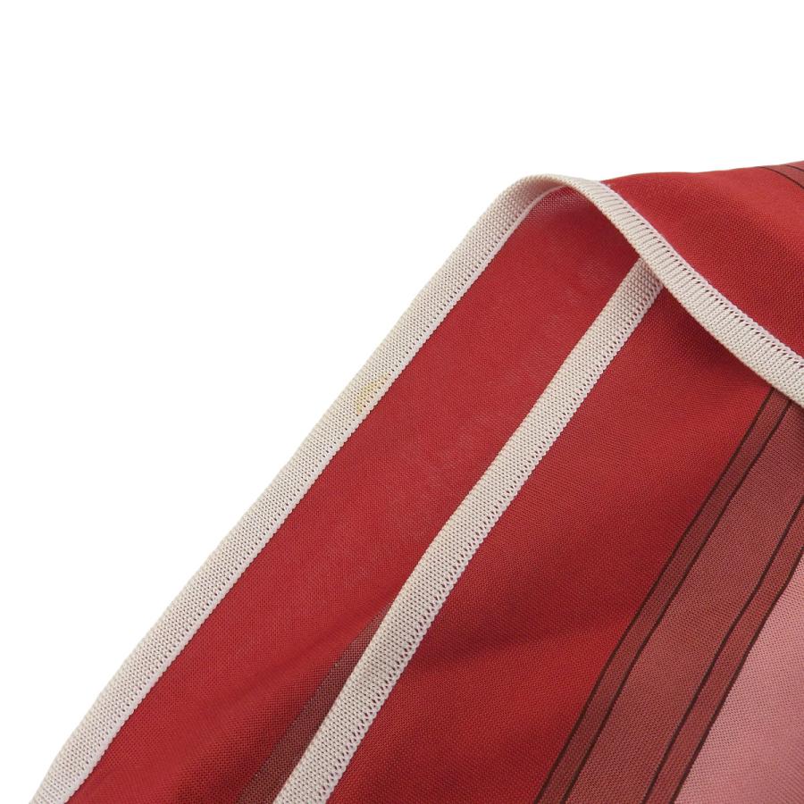 エルメス HERMES スカーフ 三角 シルクジャージ ピンク系 レディース