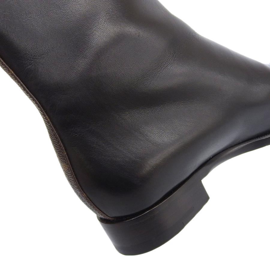【Louis Vuitton】レザーショートブーツ LOUIS VUITTON - 極美品 ルイヴィトン LOUIS VUITTON ブーツ ショート