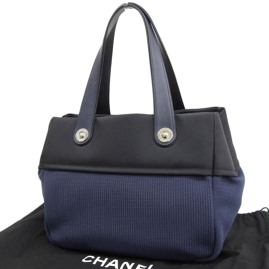 CHANEL（シャネル） パリビアリッツ ハンドバッグ レザー ナイロン 