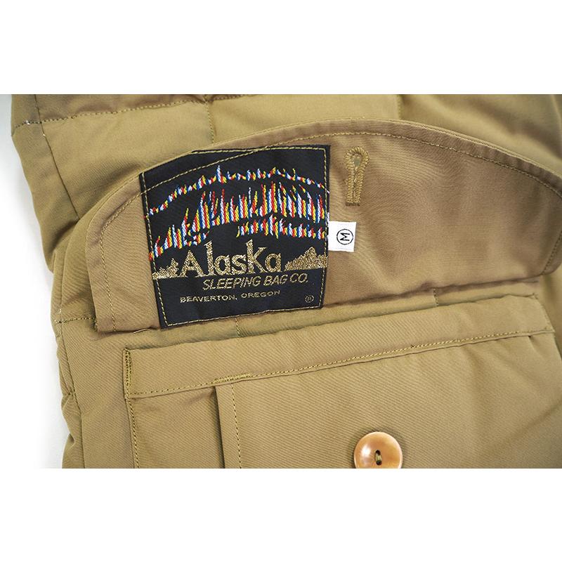 ALASKA SLEEPING BAG アラスカ・スリーピングバッグ ジャケット “RIVERSIT” DOWN JACKET AS15217