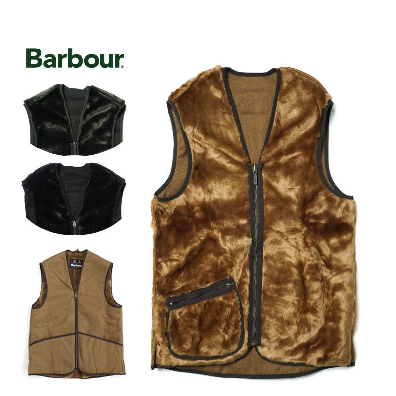 Barbour バブアー ベスト “フロントジップ ファー ライナー