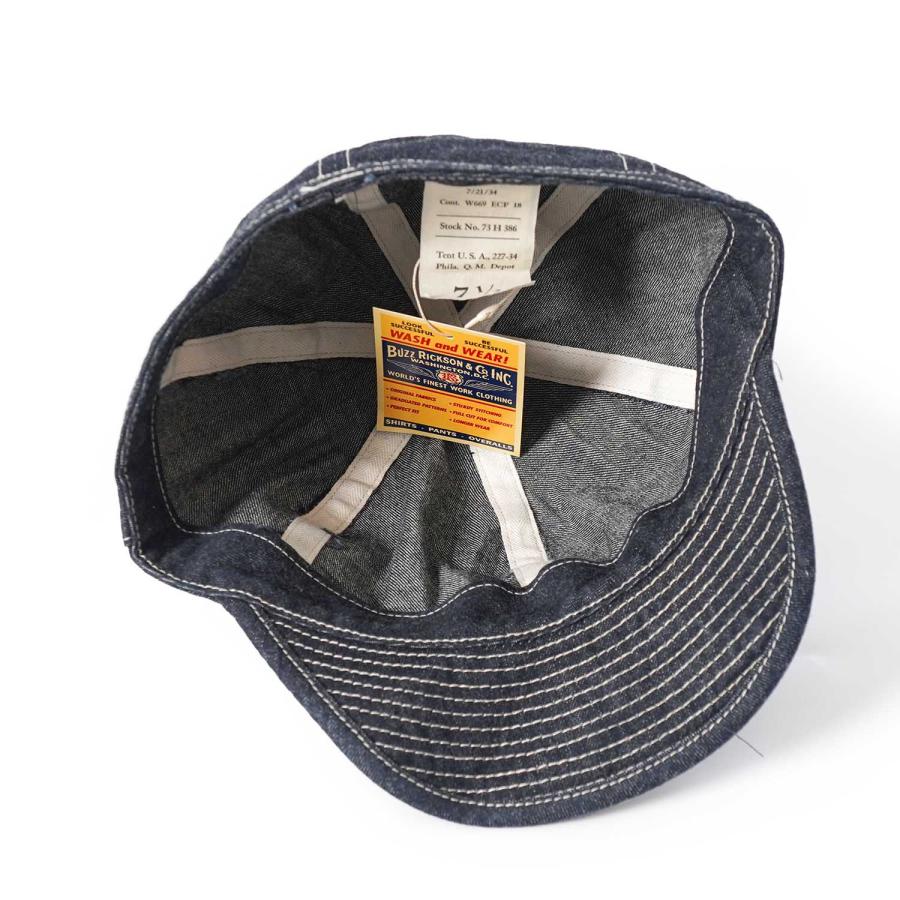 BUZZ RICKSON'S バズリクソンズ 帽子 キャップ "ARMY DENIM CAP" BR02308 | BUZZ RICKSON'S | 06