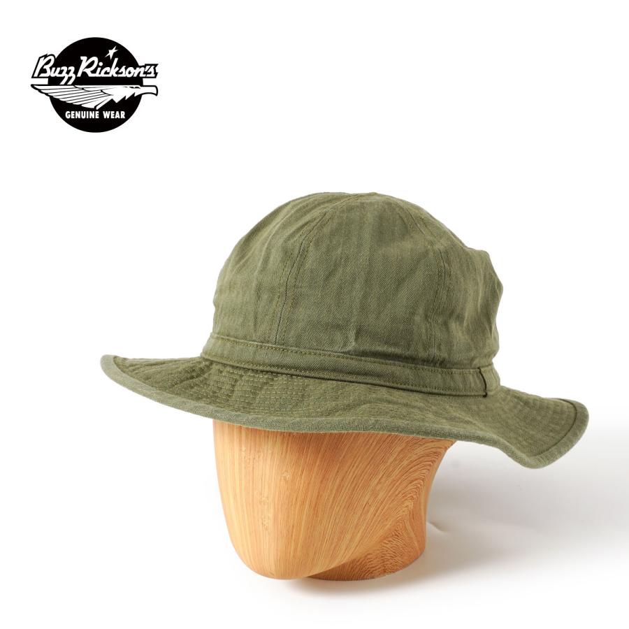 BUZZ RICKSON'S バズリクソンズ 帽子 ハット　"AVIATION ASSOCIATES O.D. HERRINGBONE ARMY HAT"　BR02537 | BUZZ RICKSON'S