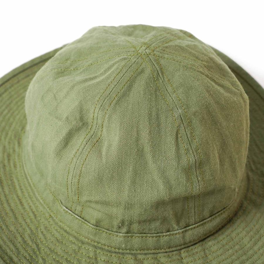 BUZZ RICKSON'S バズリクソンズ 帽子 ハット　"AVIATION ASSOCIATES O.D. HERRINGBONE ARMY HAT"　BR02537 | BUZZ RICKSON'S | 05
