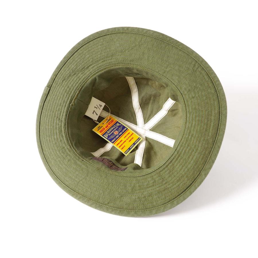BUZZ RICKSON'S バズリクソンズ 帽子 ハット　"AVIATION ASSOCIATES O.D. HERRINGBONE ARMY HAT"　BR02537 | BUZZ RICKSON'S | 06