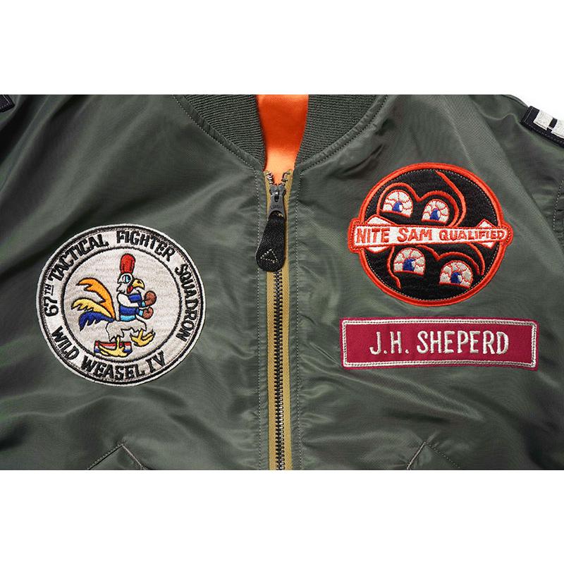BUZZ RICKSON'S バズリクソンズ ジャケット Type L-2B H-TYPE BUZZ RICKSON MFG. CO., INC. 67th TAC.FTR.SQ.“WILD WEASEL IV”  BR15564の画像