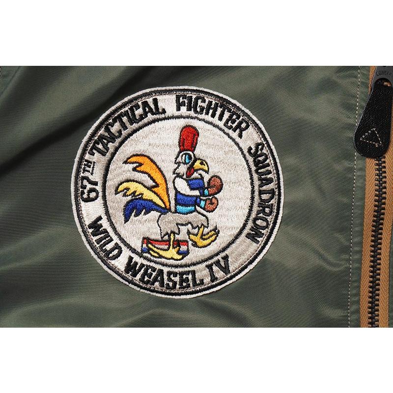 BUZZ RICKSON'S バズリクソンズ ジャケット Type L-2B H-TYPE BUZZ RICKSON MFG. CO., INC. 67th TAC.FTR.SQ.“WILD WEASEL IV”  BR15564の画像