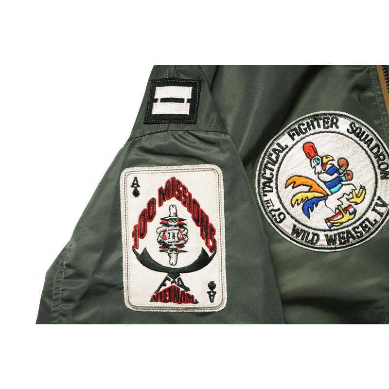 BUZZ RICKSON'S バズリクソンズ ジャケット Type L-2B H-TYPE BUZZ RICKSON MFG. CO., INC. 67th TAC.FTR.SQ.“WILD WEASEL IV”  BR15564の画像