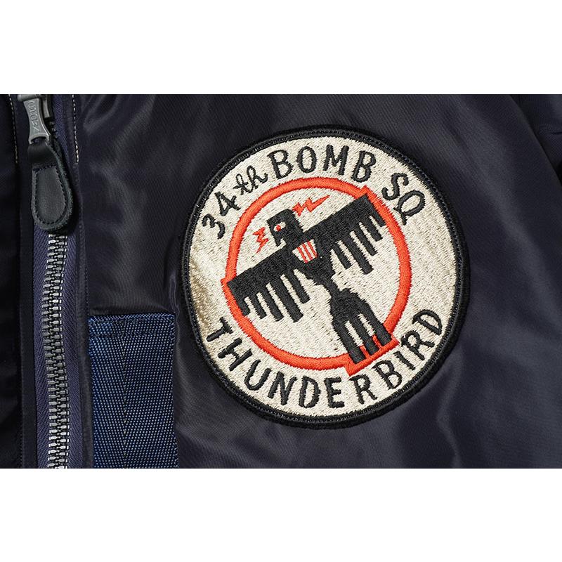 BUZZ RICKSON'S バズリクソンズ ジャケット Type B-15C(MOD.)  “A.F.BLUE B.RICKSON & SONS. INC. 34th BOMB.SQ.THUNDERBIRDS”  BR15744の画像