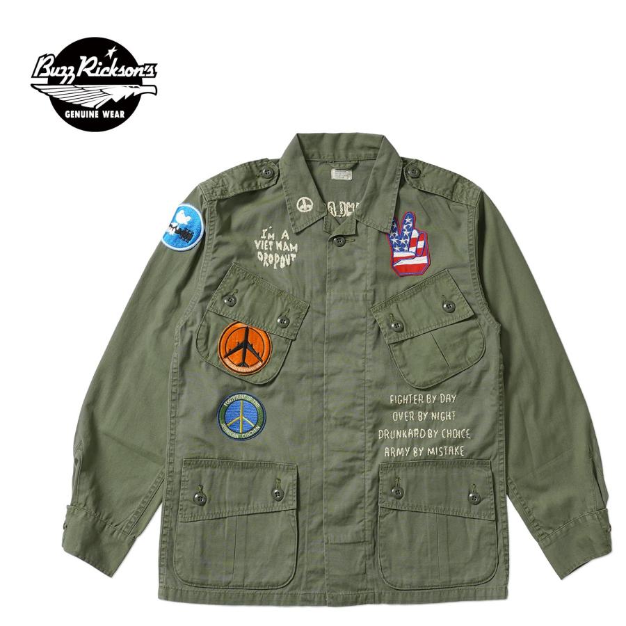 BUZZ RICKSON'S バズリクソンズ ジャケット COAT, MAN'S COMBAT TROPICAL HAND EMBROIDERY BR15919 | BUZZ RICKSON'S