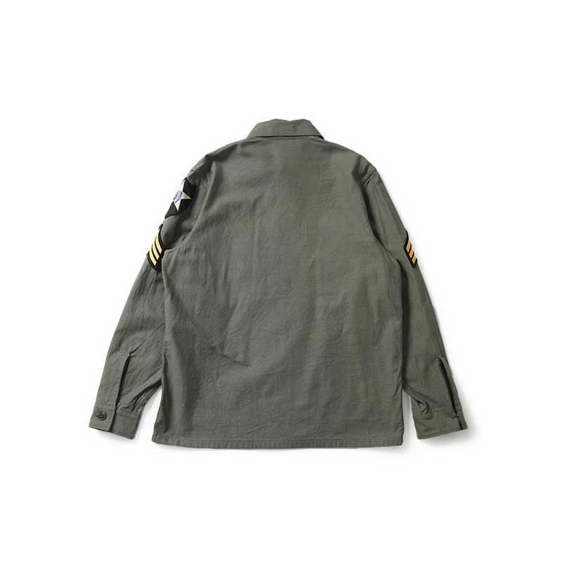 BUZZ RICKSON'S バズリクソンズ ジャケット SHIRT MAN'S COTTON SATEEN OLIVE GREEN SHADE107 "DEMILITARIZED ZONE" BR29586 | BUZZ RICKSON'S | 11