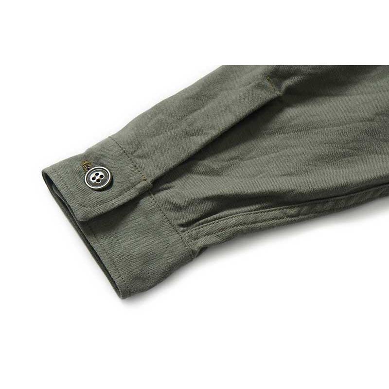 BUZZ RICKSON'S バズリクソンズ ジャケット SHIRT MAN'S COTTON SATEEN OLIVE GREEN SHADE107 "DEMILITARIZED ZONE" BR29586 | BUZZ RICKSON'S | 12