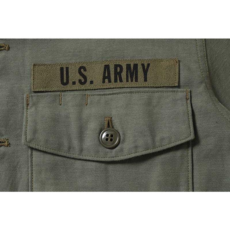 BUZZ RICKSON'S バズリクソンズ ジャケット SHIRT MAN'S COTTON SATEEN OLIVE GREEN SHADE107 "DEMILITARIZED ZONE" BR29586 | BUZZ RICKSON'S | 05