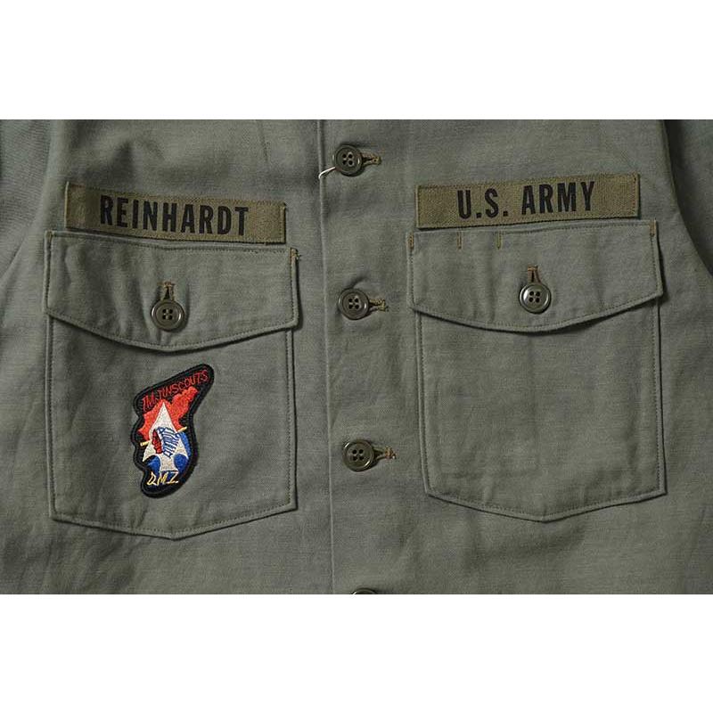 BUZZ RICKSON'S バズリクソンズ ジャケット SHIRT MAN'S COTTON SATEEN OLIVE GREEN SHADE107 "DEMILITARIZED ZONE" BR29586 | BUZZ RICKSON'S | 02