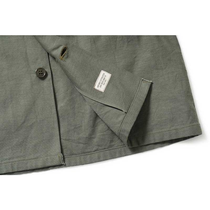 BUZZ RICKSON'S バズリクソンズ ジャケット SHIRT MAN'S COTTON SATEEN OLIVE GREEN SHADE107 "DEMILITARIZED ZONE" BR29586 | BUZZ RICKSON'S | 09