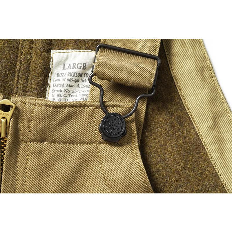 BUZZ RICKSON'S バズリクソンズ オーバーオール TROUSERS, COMBAT, WINTER Type TANKERS “BUZZ RICKSON CO.” BR42468の画像
