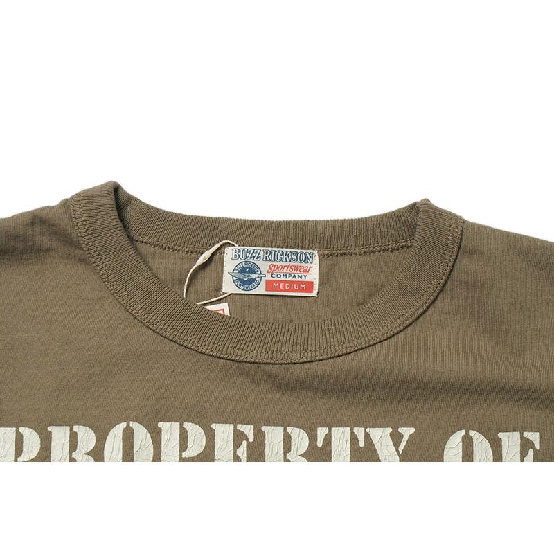 BUZZ RICKSON'S バズリクソンズ 半袖Tシャツ "U.S. ARMY ATHLETIC DEPT." BR79348｜rogues｜02