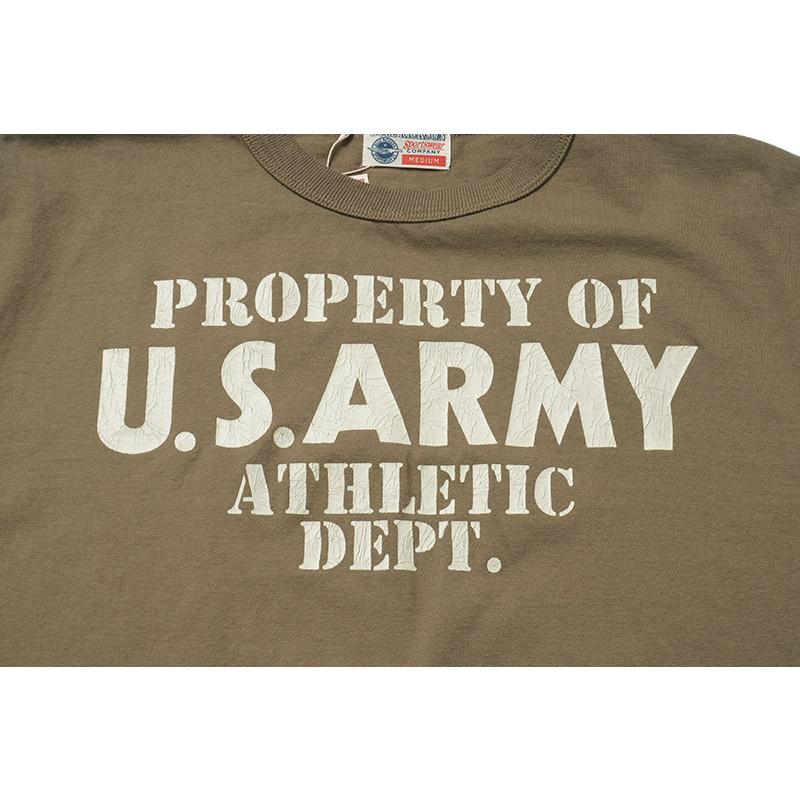 BUZZ RICKSON'S バズリクソンズ 半袖Tシャツ "U.S. ARMY ATHLETIC DEPT." BR79348｜rogues｜03