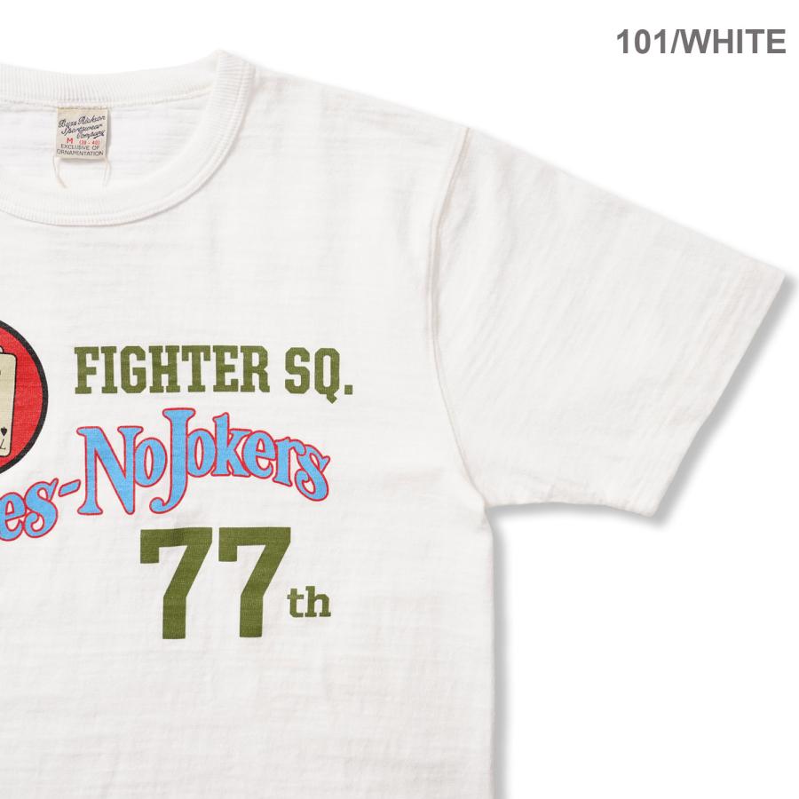 BUZZ RICKSON'S バズリクソンズ 半袖Tシャツ SLUB YARN T-SHIRT "77th FTR SQ" BR79728 | BUZZ RICKSON'S | 01